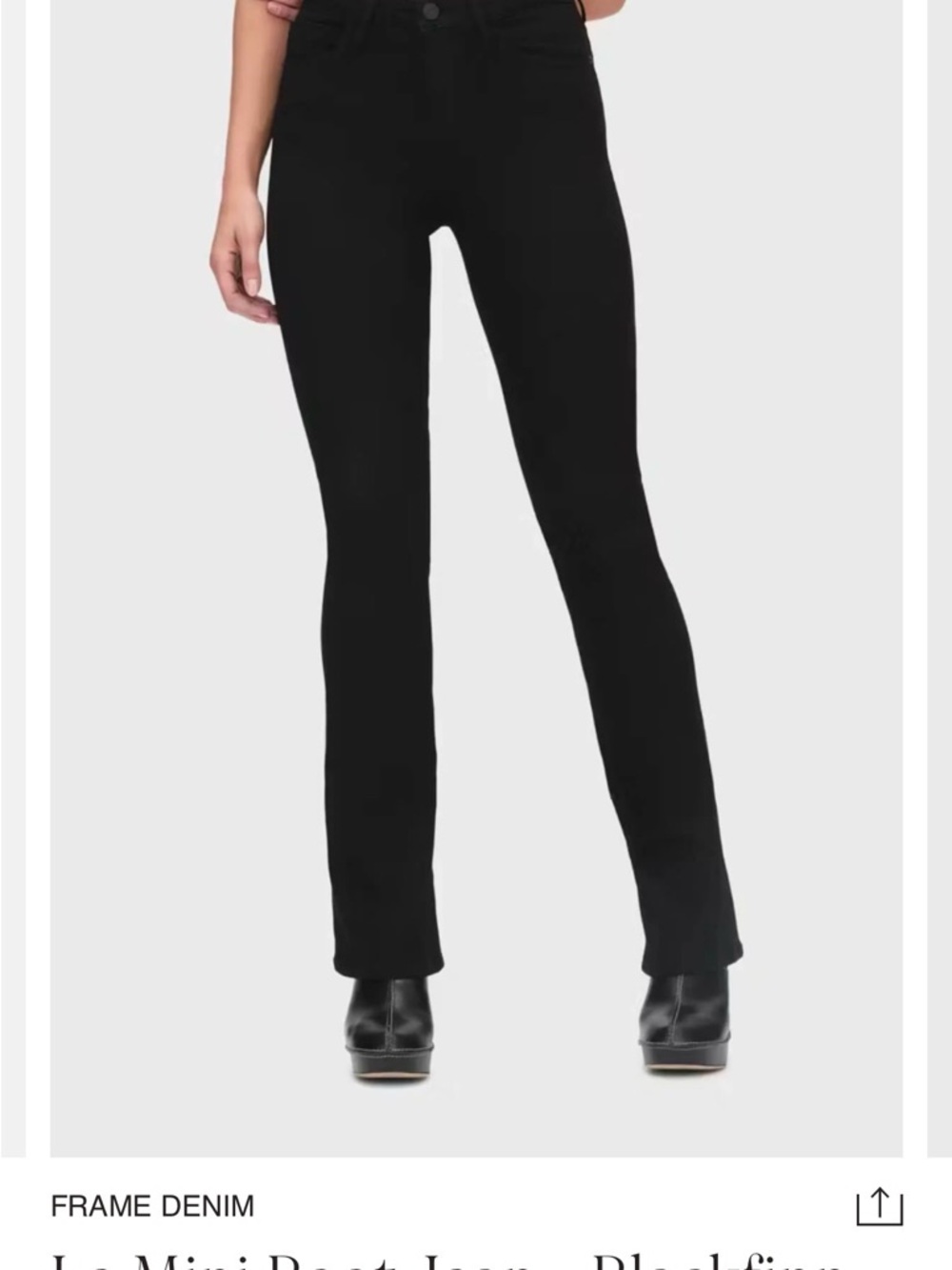 Frame Le Mini Boot Jeans - Picture 6 of 6